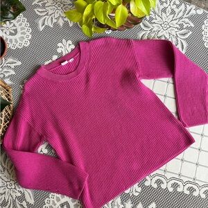 GAP pink knit sweater